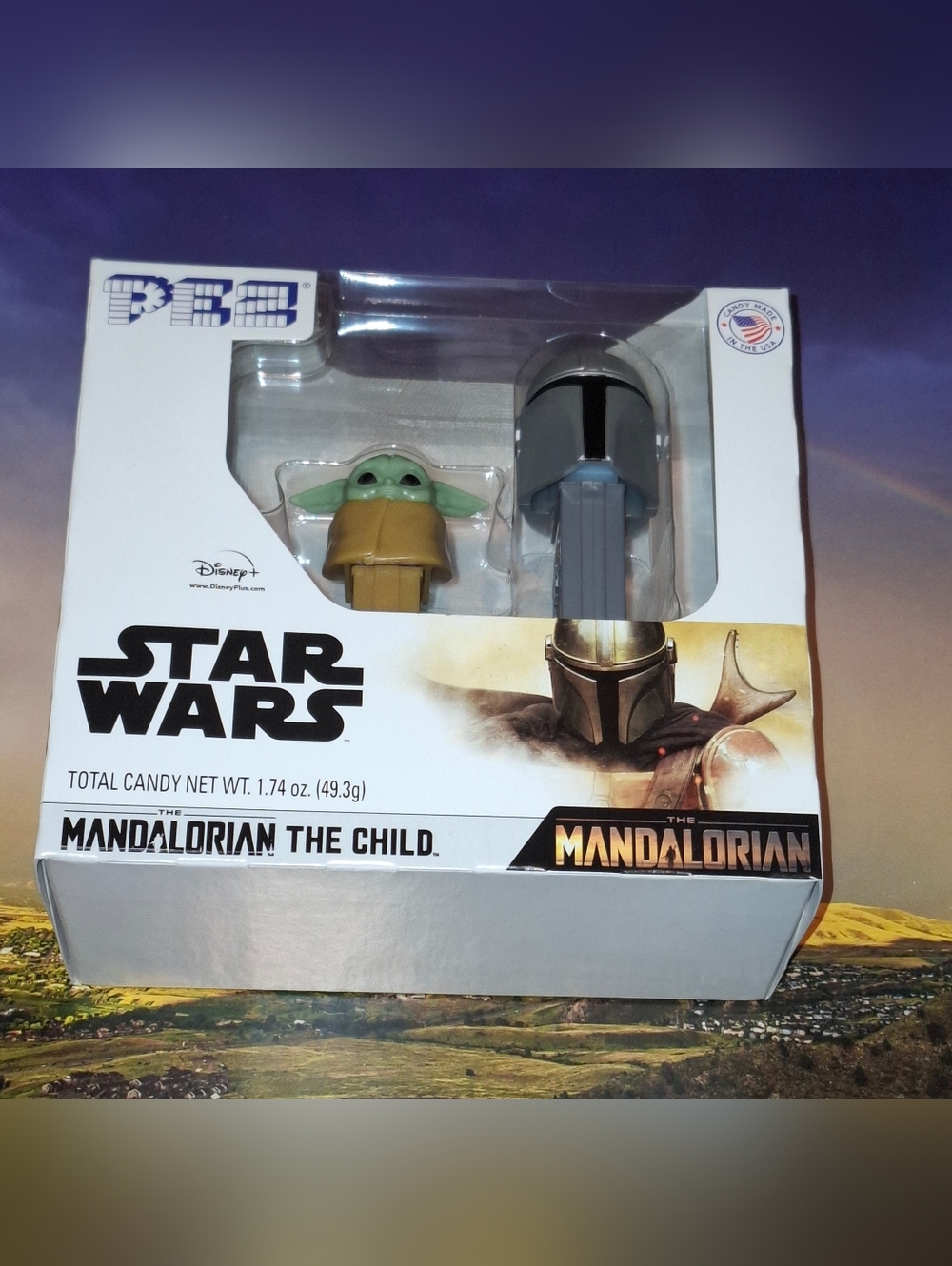 PEZ 2025 Star Wars The Mandalorian The Child Candy Dispenser Gift Set 6 Refills